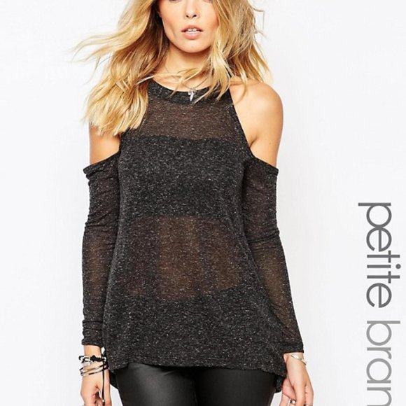 ASOS Cold Shoulder Top - Picture 3 of 7